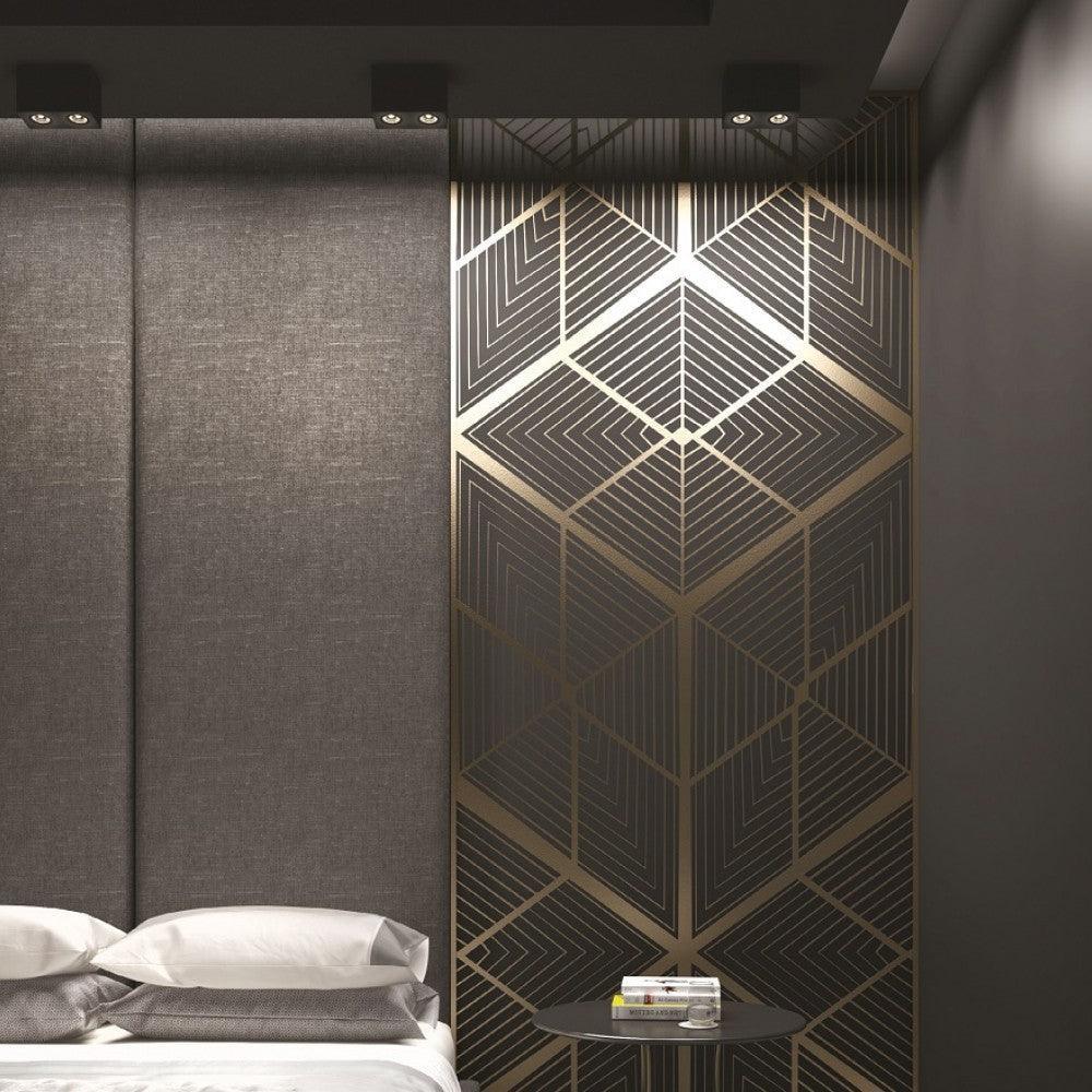 Downlight BASIC PATRAT Culoare neagra MAXLIGHT C0089 - PARIS14A.RO