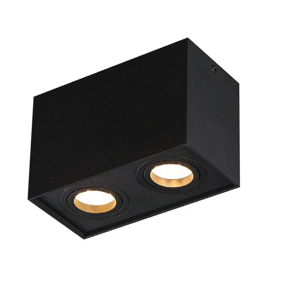 Downlight BASIC PATRAT Culoare neagra MAXLIGHT C0089 - PARIS14A.RO