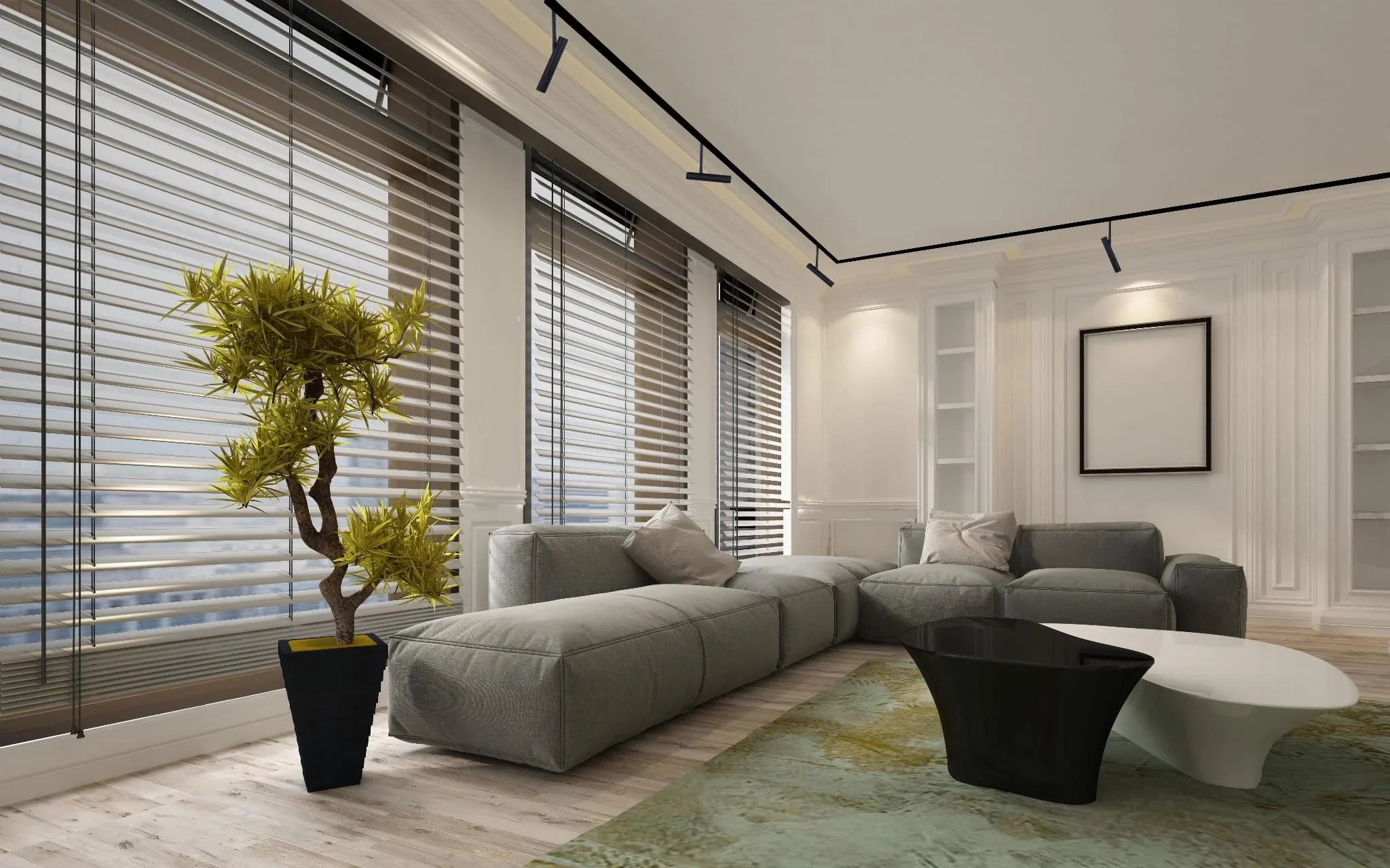 Downlight pe sina PISTOL Negru 12W LED MAXLIGHT S0006 - PARIS14A.RO