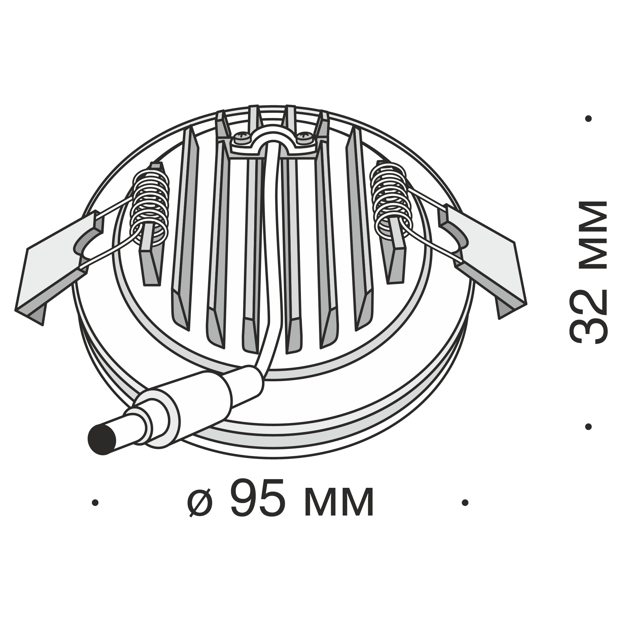 Downlight Phanton Maytoni Technical DL303-L12B - PARIS14A.RO