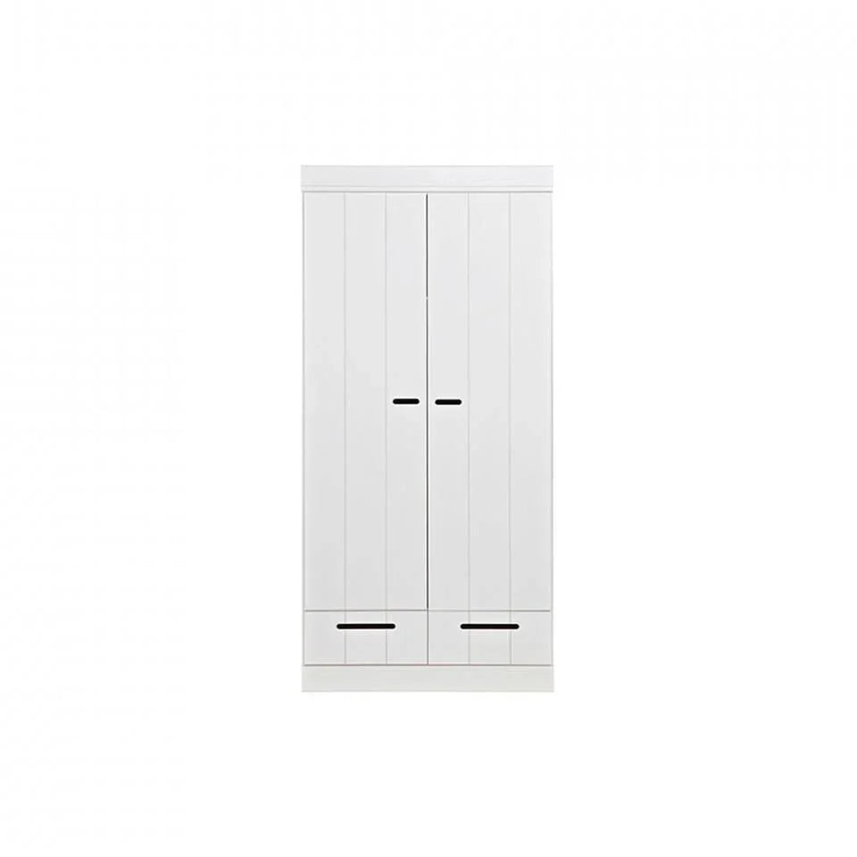 Dulap alb din lemn 195 cm Connect Two - PARIS14A.RO