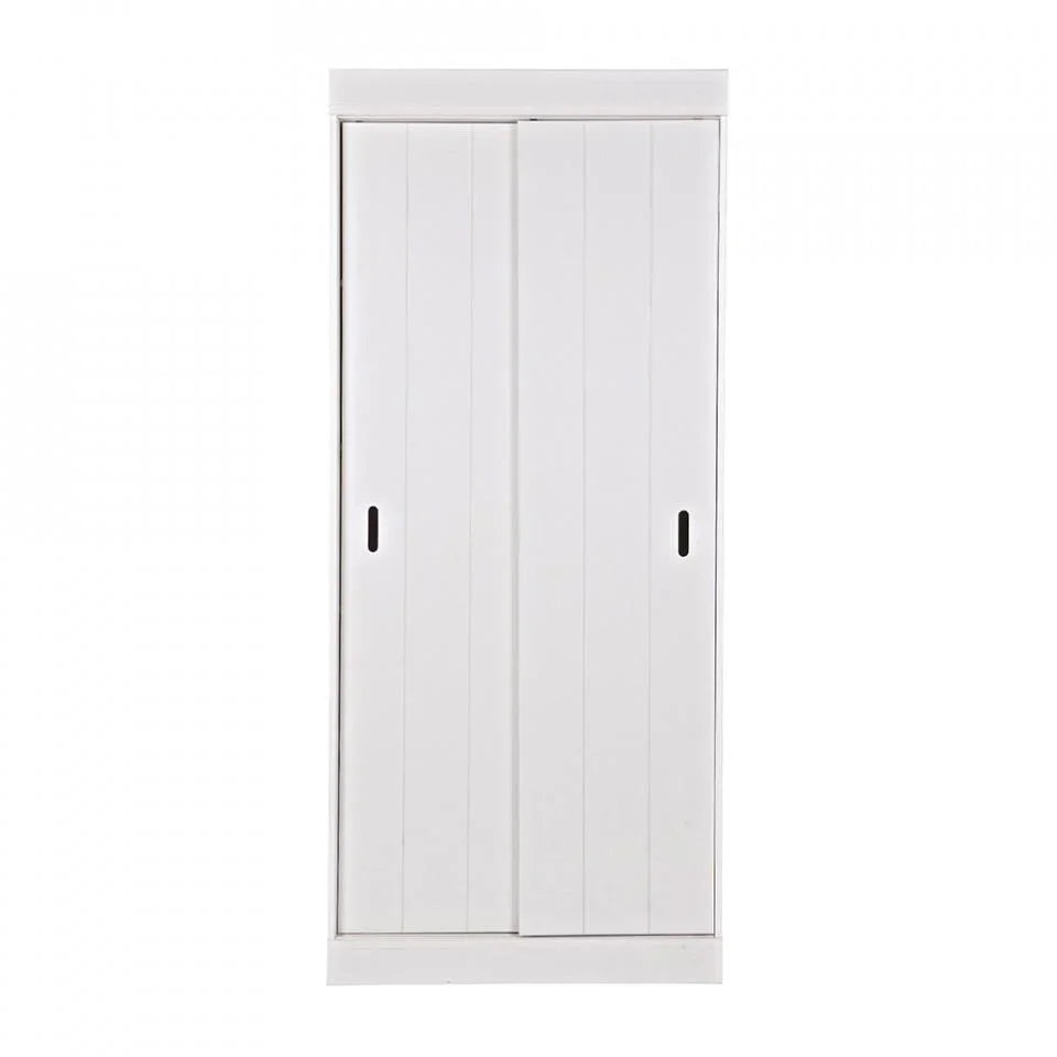 Dulap alb din lemn de pin 195 cm Row - PARIS14A.RO