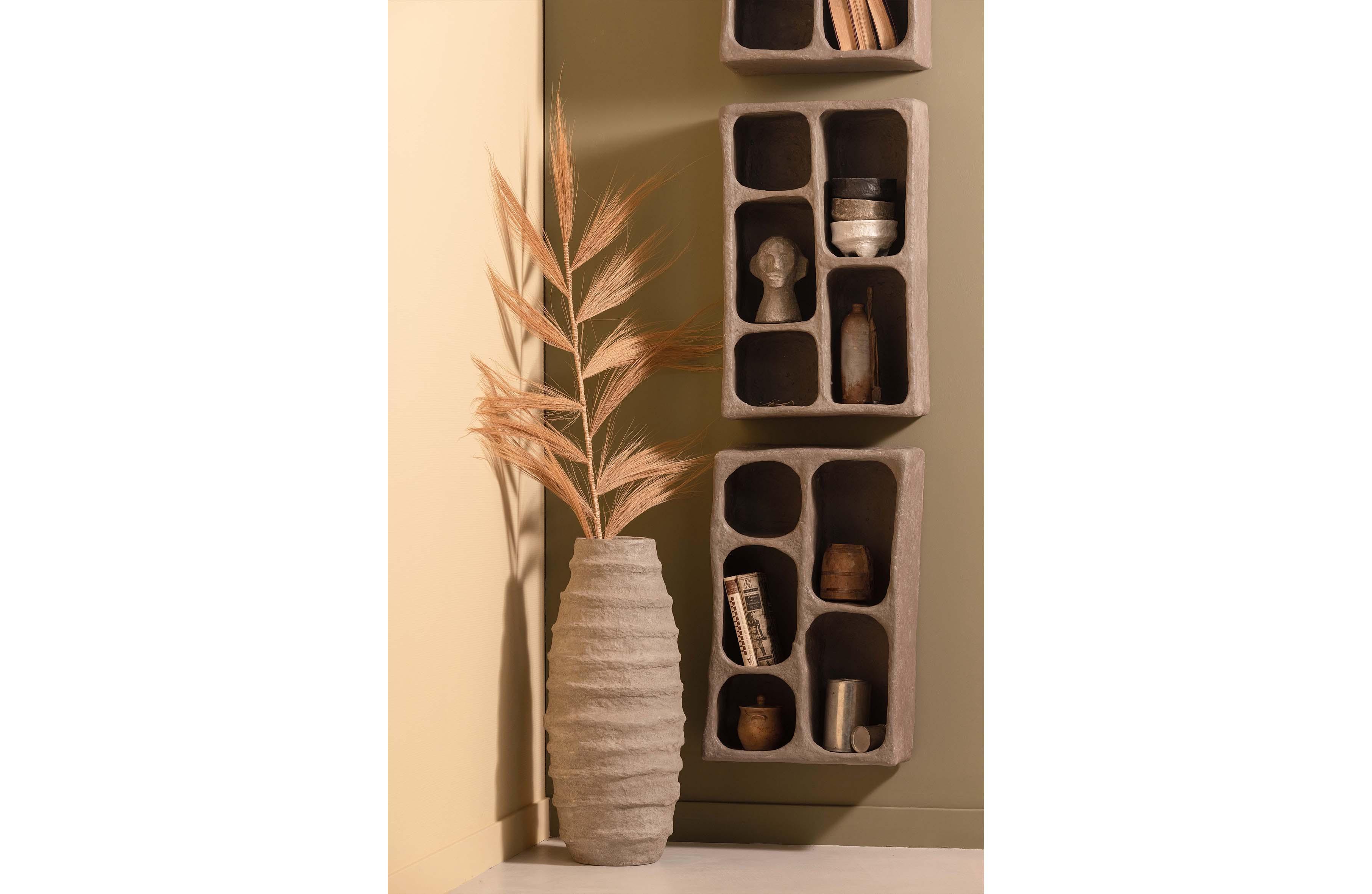 Dulap de perete de argila papier mache gri - PARIS14A.RO