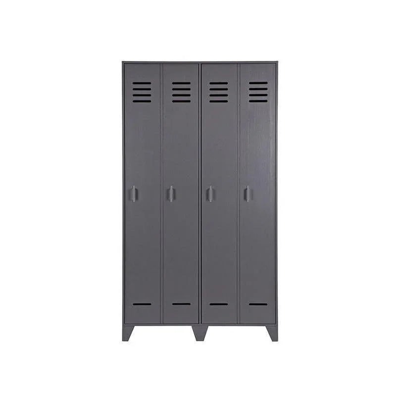 Dulap gri din lemn 187 cm Stijn - PARIS14A.RO