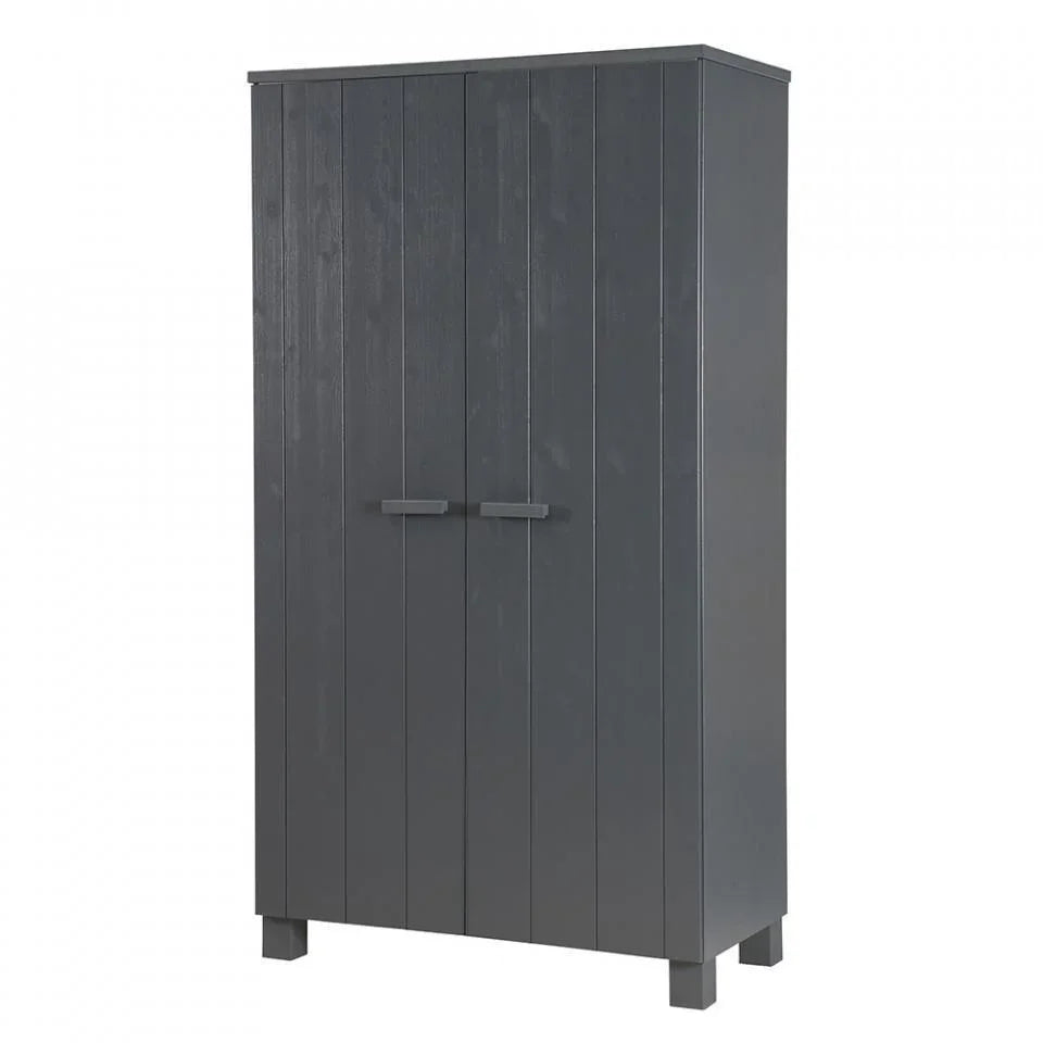 Dulap gri din lemn de pin 202 Dennis - PARIS14A.RO