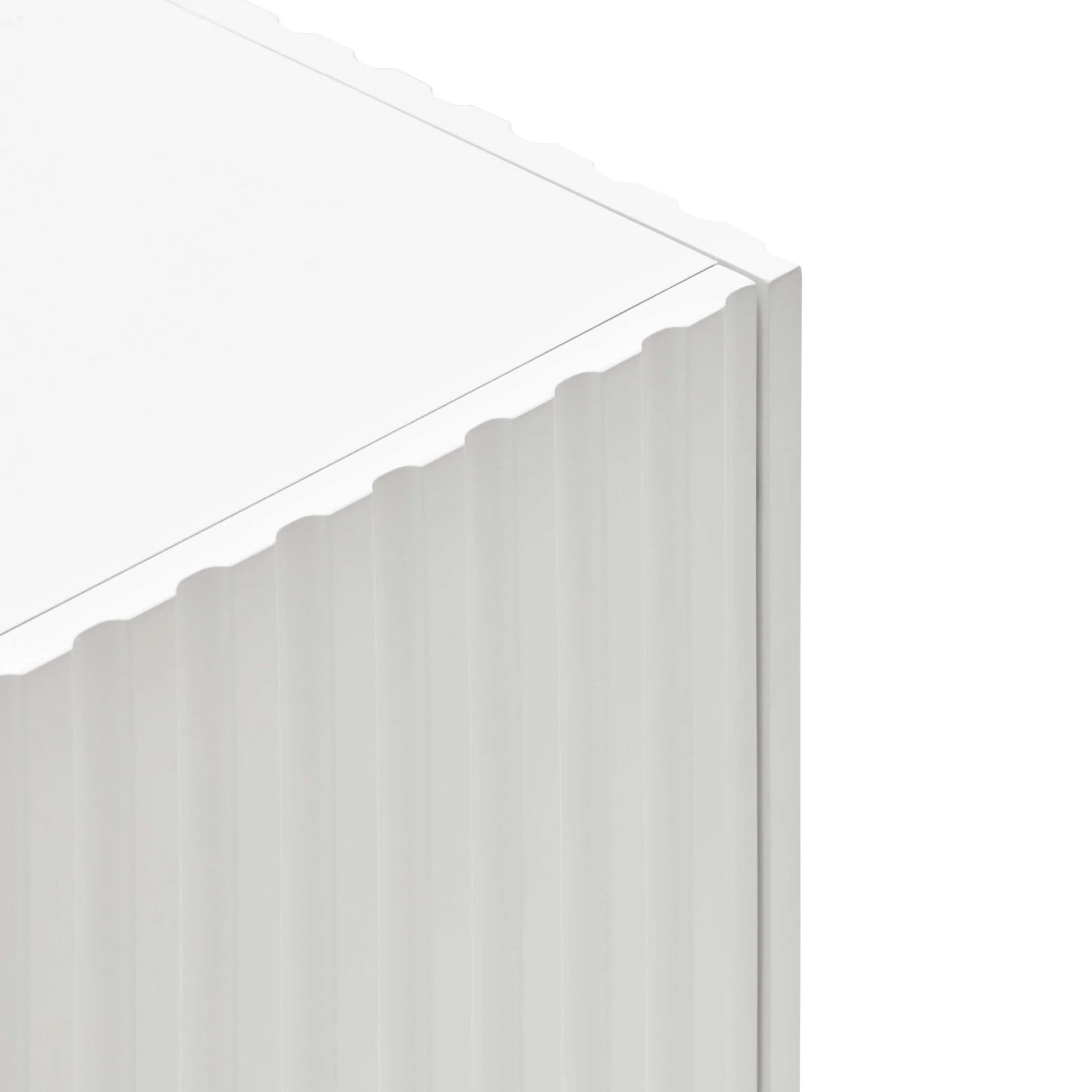 Dulap TV Doric 4d/4 Trageți interioare Crem interioară albă - PARIS14A.RO