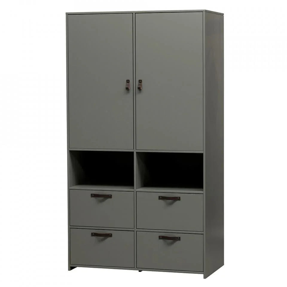 Dulap verde din lemn de pin 185 cm Stage - PARIS14A.RO