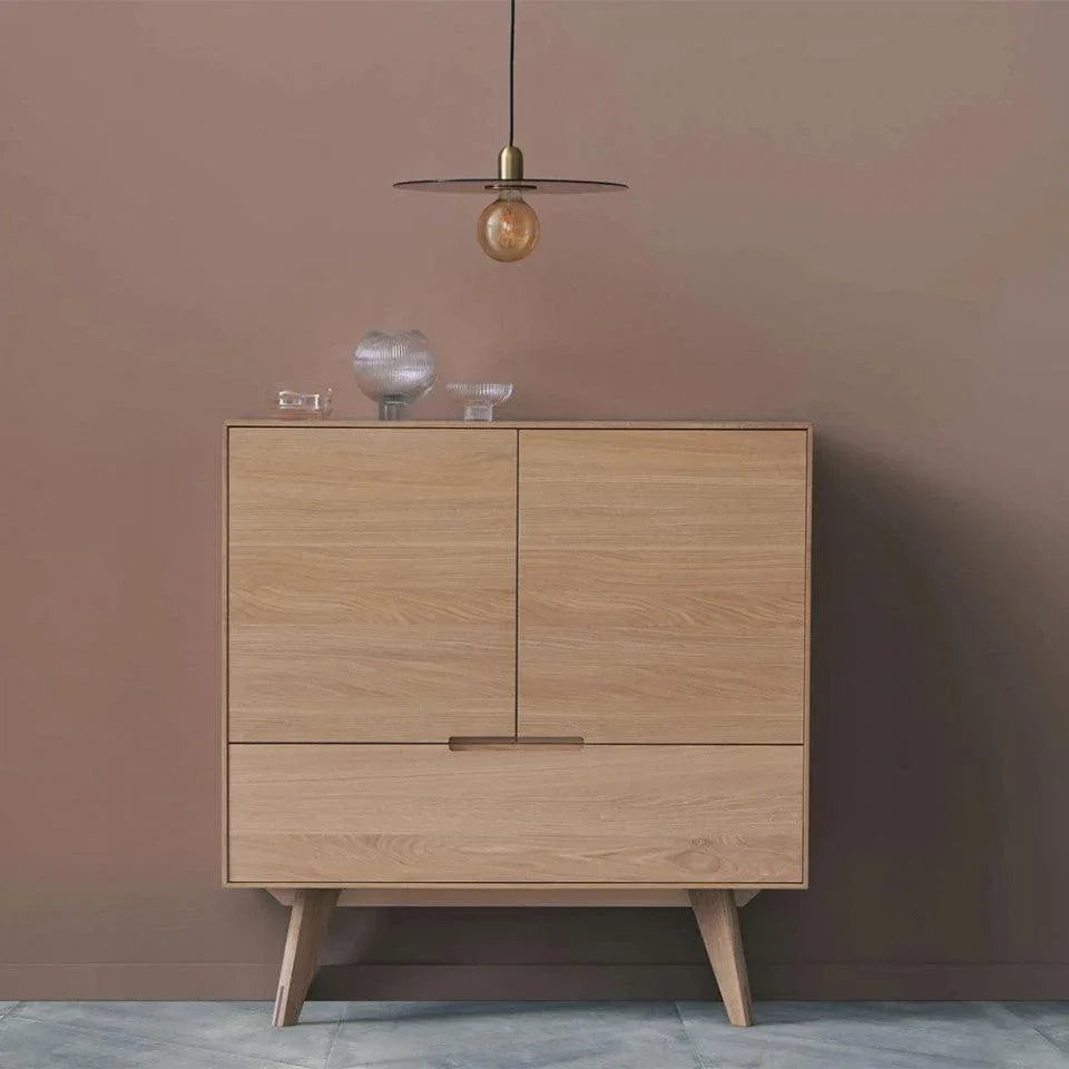 Dulapior maro din lemn de stejar Mood Bolia - PARIS14A.RO