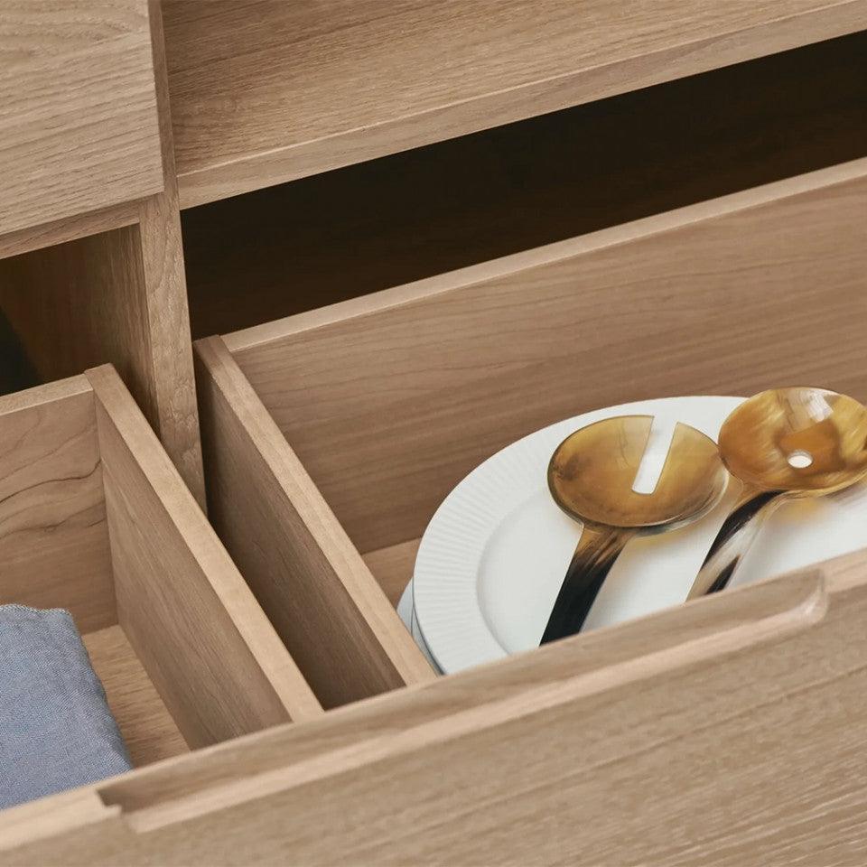 Dulapior maro din lemn de stejar Mood Bolia - PARIS14A.RO