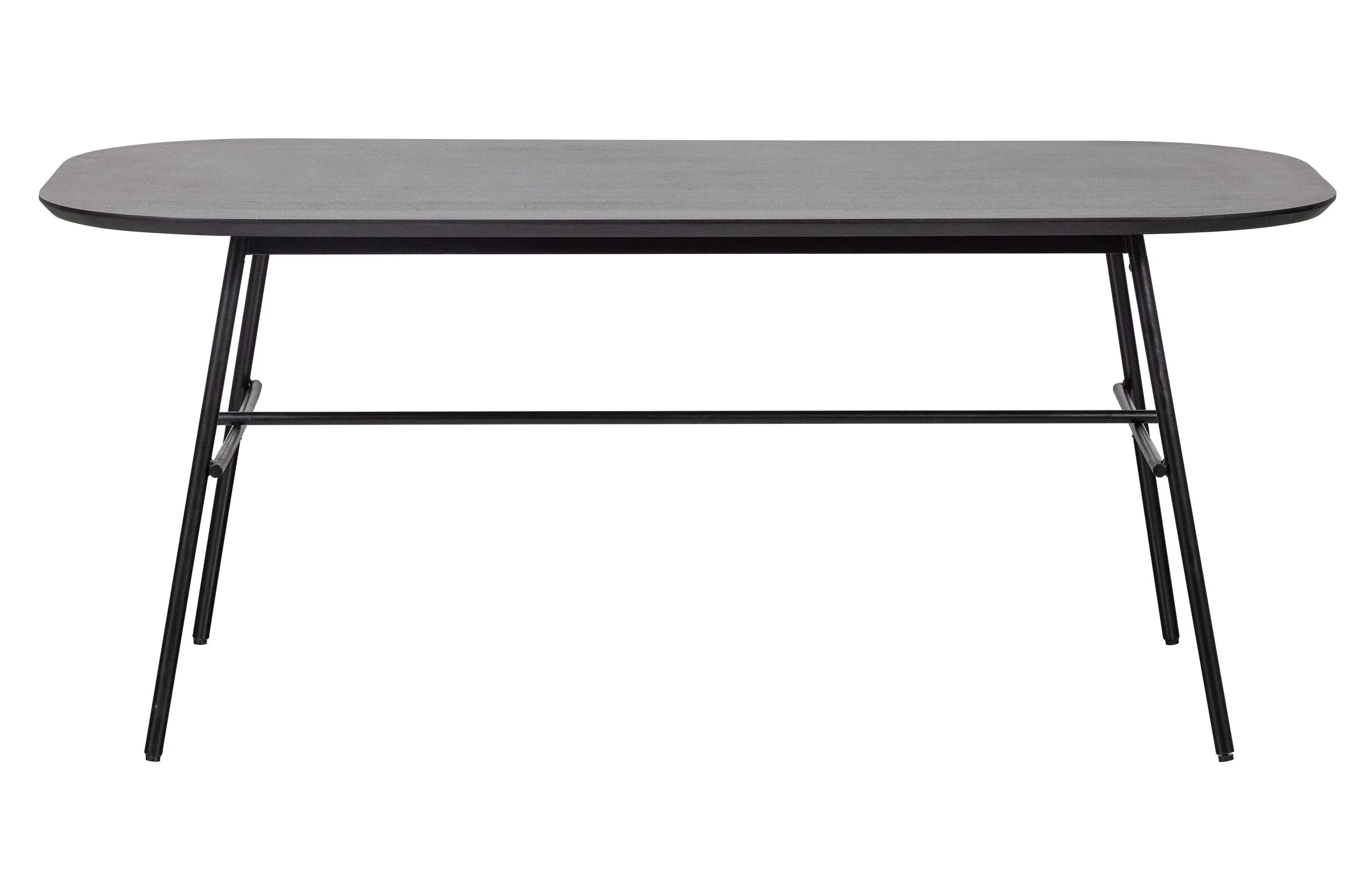 Elegance masa de luat masa din lemn/metal negru - PARIS14A.RO