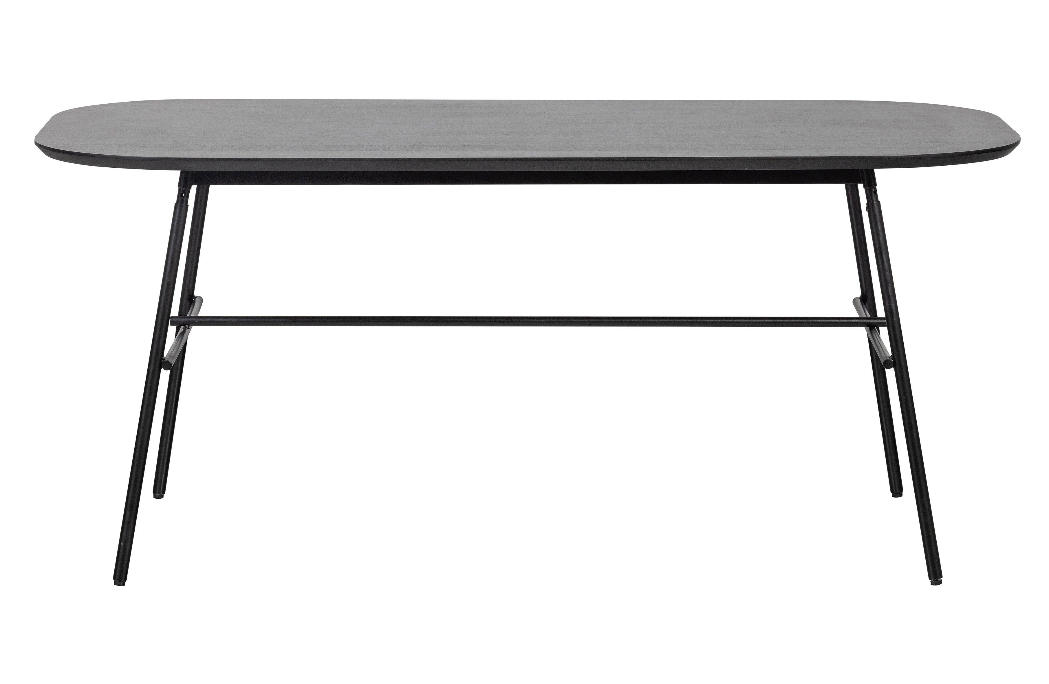 Elegance masa de luat masa din lemn/metal negru - PARIS14A.RO