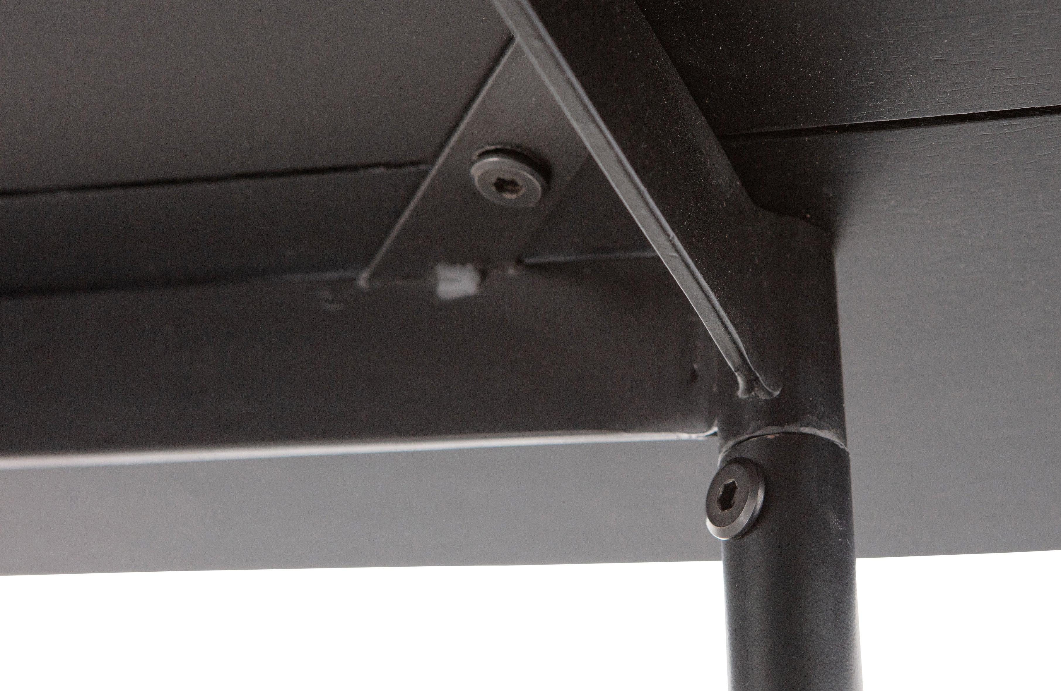 Elegance masa de luat masa din lemn/metal negru - PARIS14A.RO