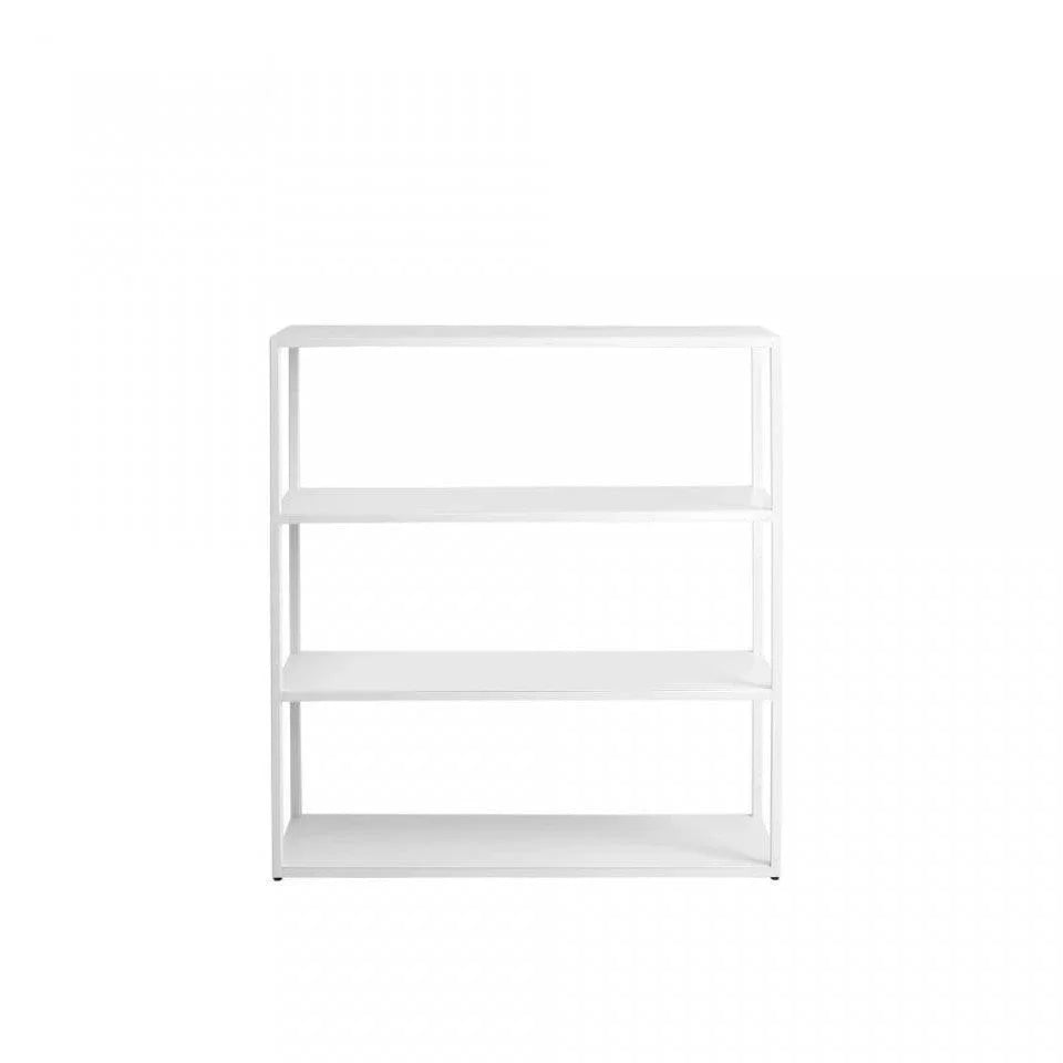 Etajera alba din metal 110 cm Bookcase Hyller Custom Form - PARIS14A.RO