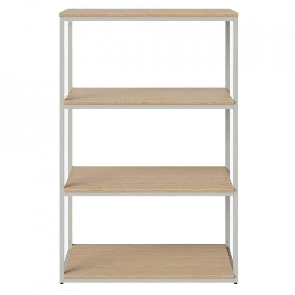 Etajera gri din lemn si otel 119 cm Neutra Bolia - PARIS14A.RO