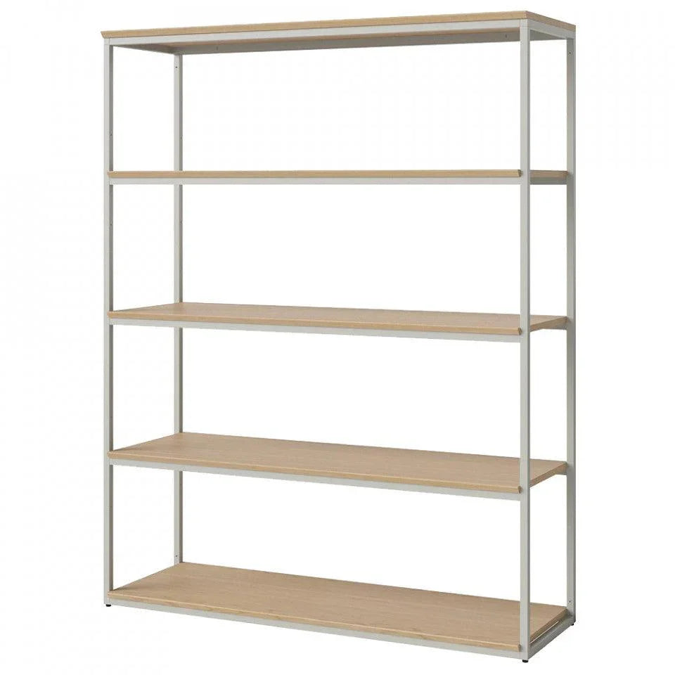 Etajera gri din lemn si otel 158 cm Neutra Bolia - PARIS14A.RO