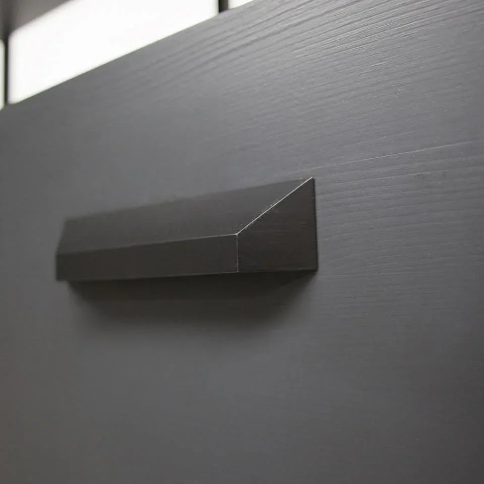 Etajera neagra din fier si lemn 220 cm Legacy - PARIS14A.RO