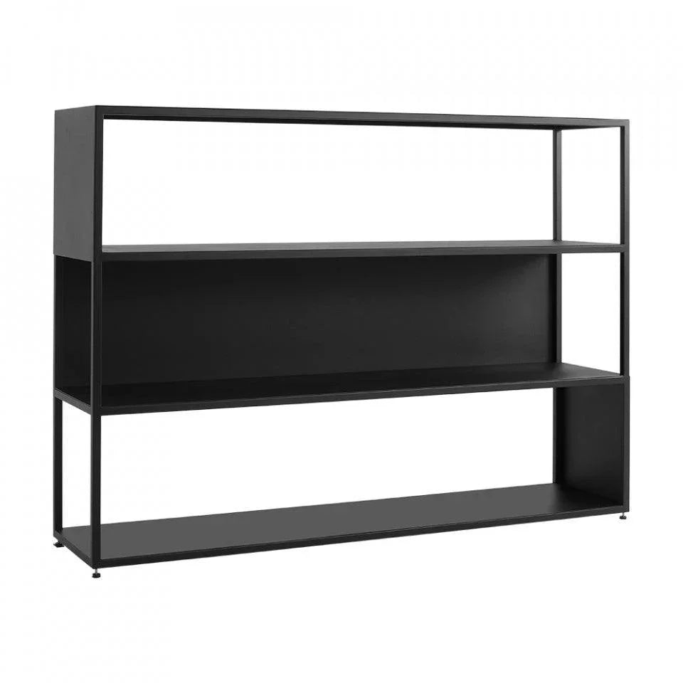 Etajera neagra din metal 110 cm Hylle Custom Form - PARIS14A.RO