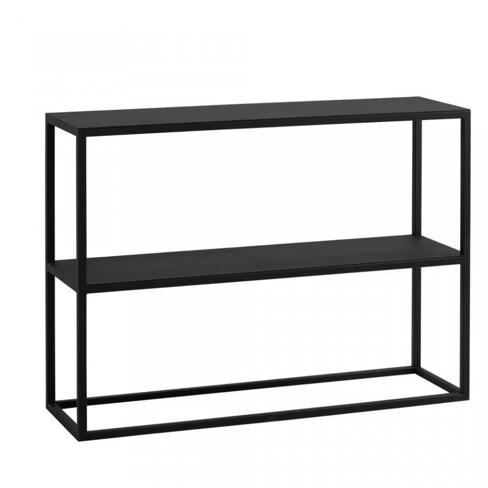 Etajera neagra din metal 75 cm Julita Custom Form - PARIS14A.RO