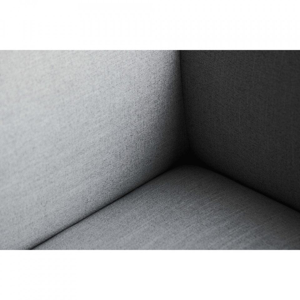 Fotoliu albastru din poliester si otel Cloud Bolia - PARIS14A.RO