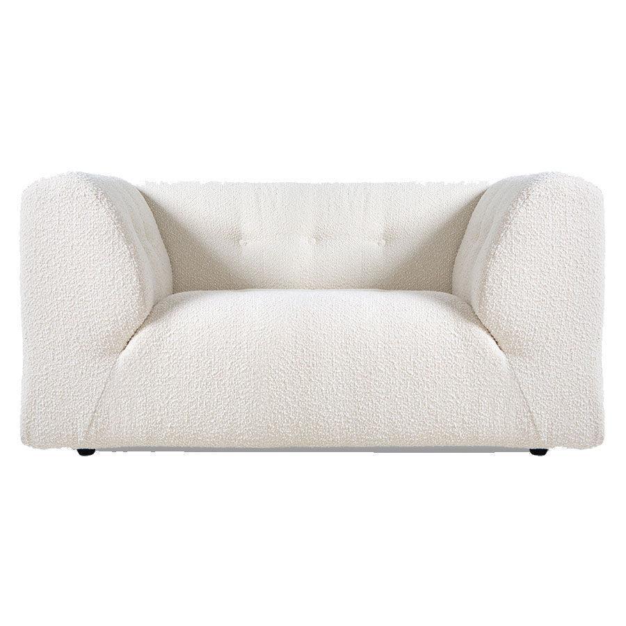 Fotoliu crem din poliester Vint HK Living - PARIS14A.RO