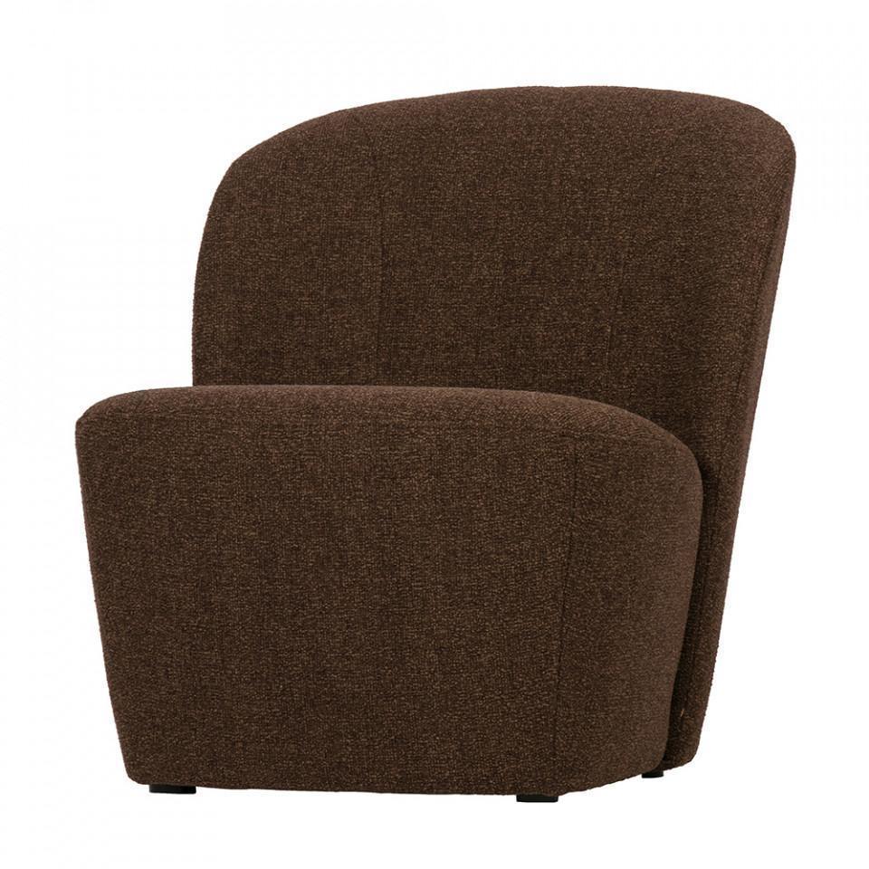 Fotoliu maro din poliester Lofty - PARIS14A.RO