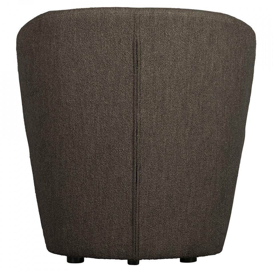 Fotoliu maro din poliester si fibre acrilice Lofty Boucle - PARIS14A.RO