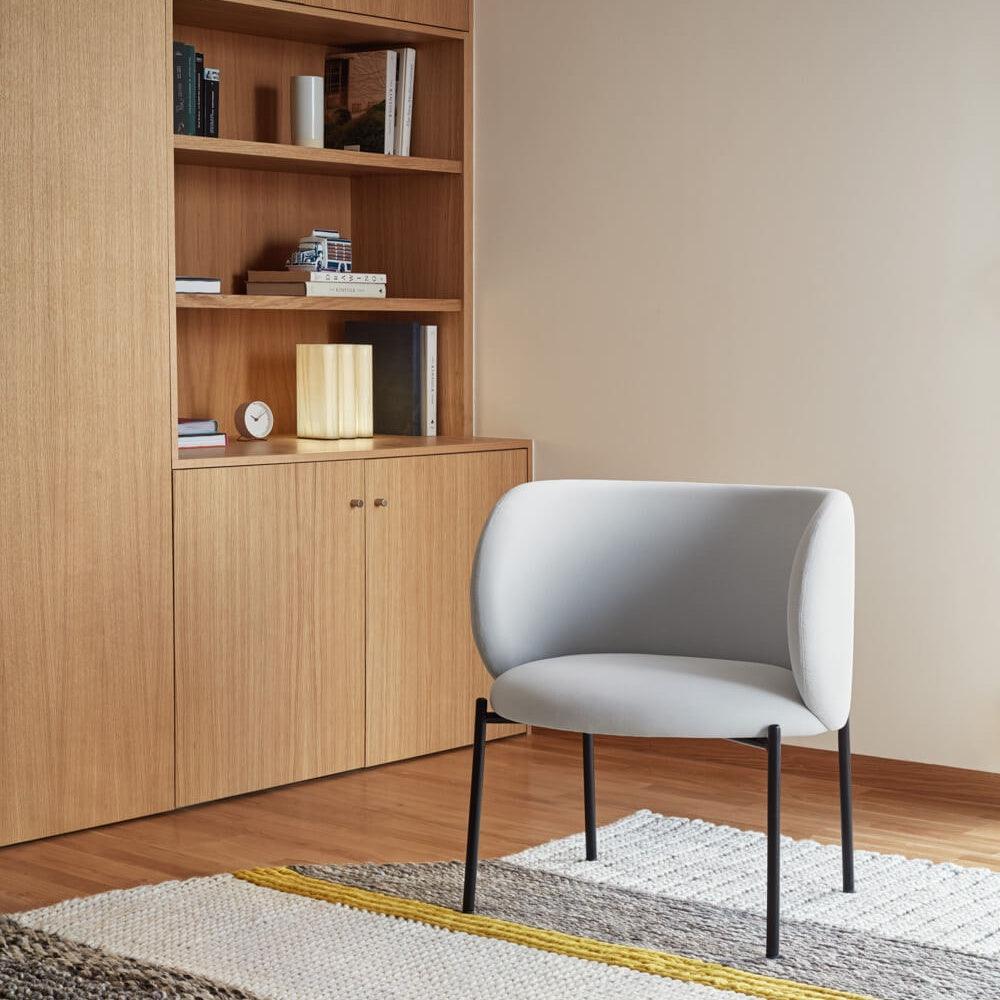 Fotoliu mogi gri deschis (60105) - PARIS14A.RO