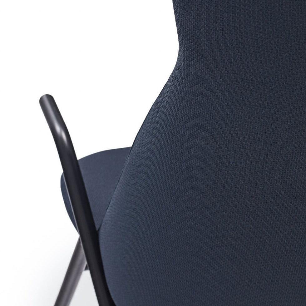 Fotoliu se aruncă înaltă albastru închis Rondo 66201 - PARIS14A.RO