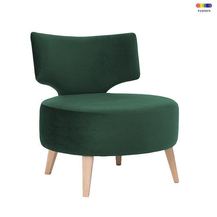Fotoliu verde din poliester si lemn Flippin Avocado Custom Form - PARIS14A.RO