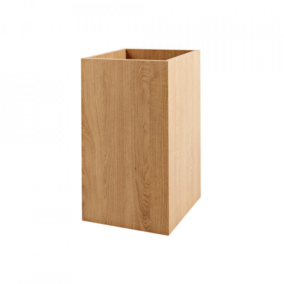 Ghiveci maro din PAL 35x35 cm Palmus S Custom Form - PARIS14A.RO