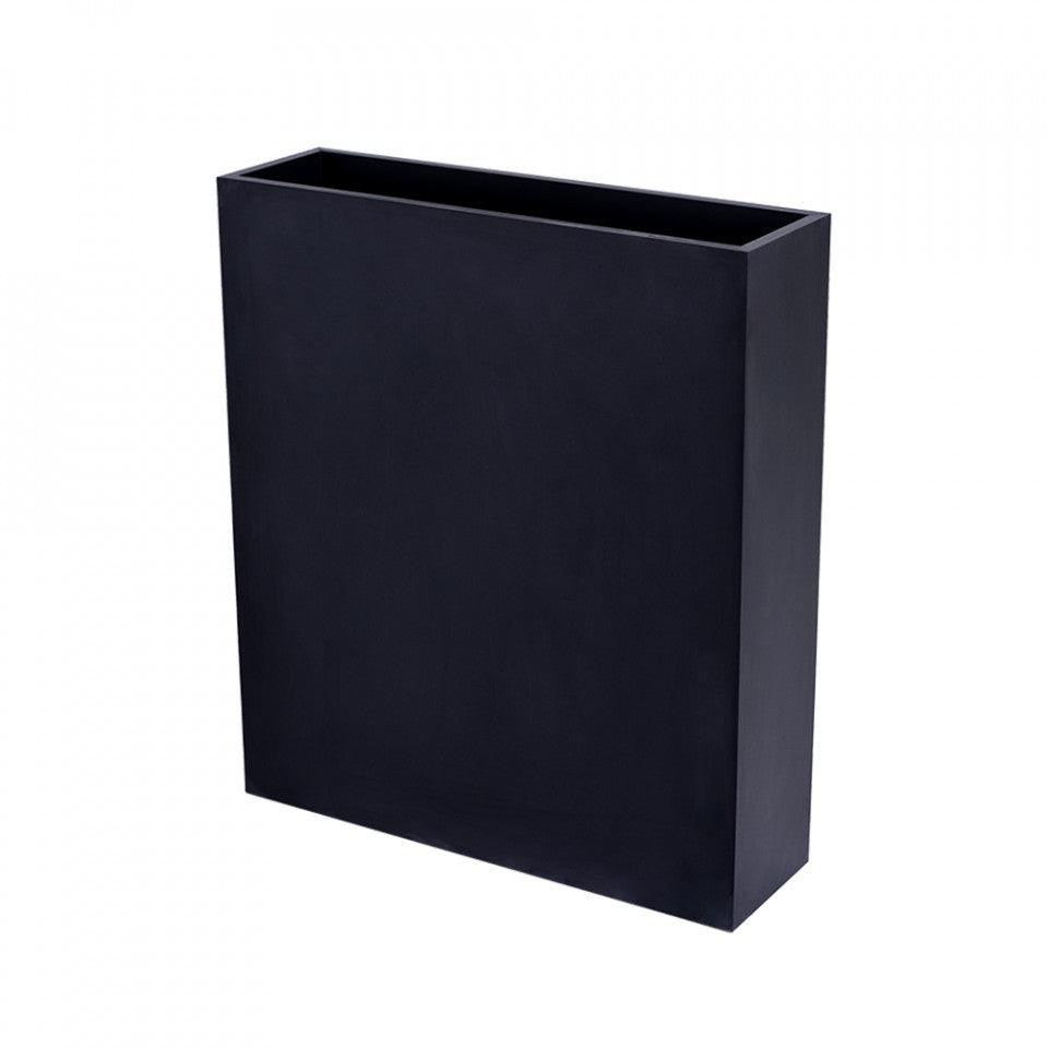 Ghiveci negru din PAL 20x60 cm Palmus Custom Form - PARIS14A.RO