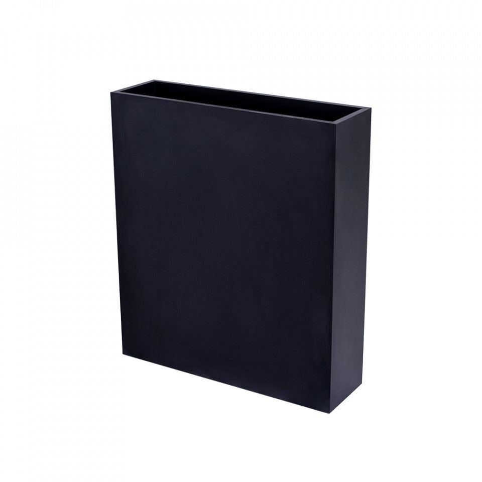 Ghiveci negru din PAL 20x80 cm Palmus High Custom Form - PARIS14A.RO