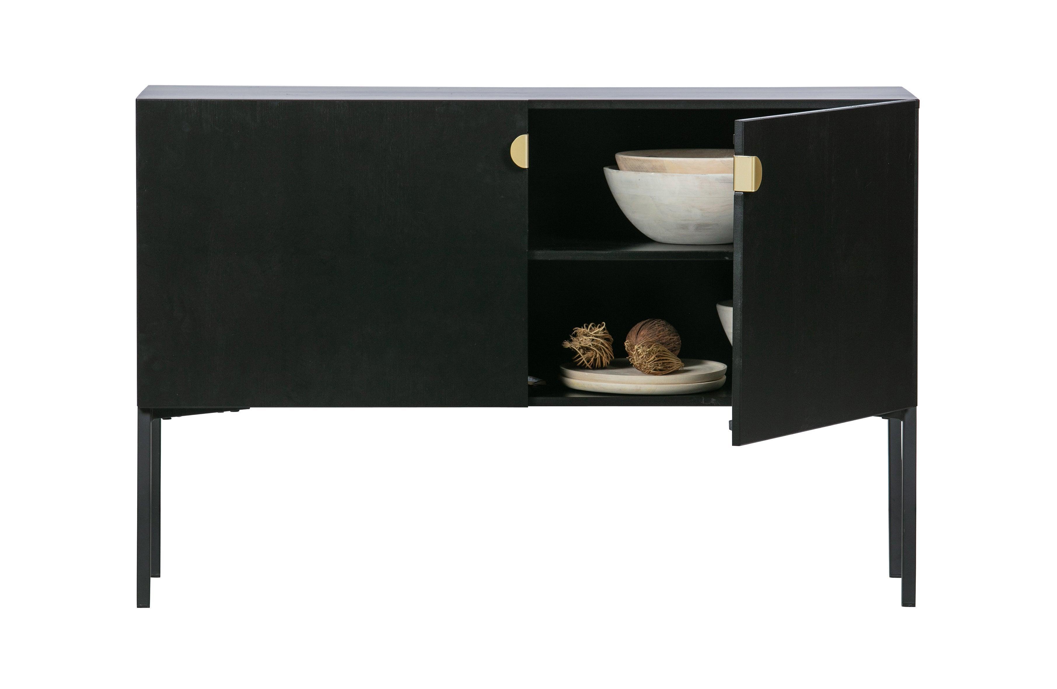 Hero Sidetable Wood/Metal Negru - PARIS14A.RO