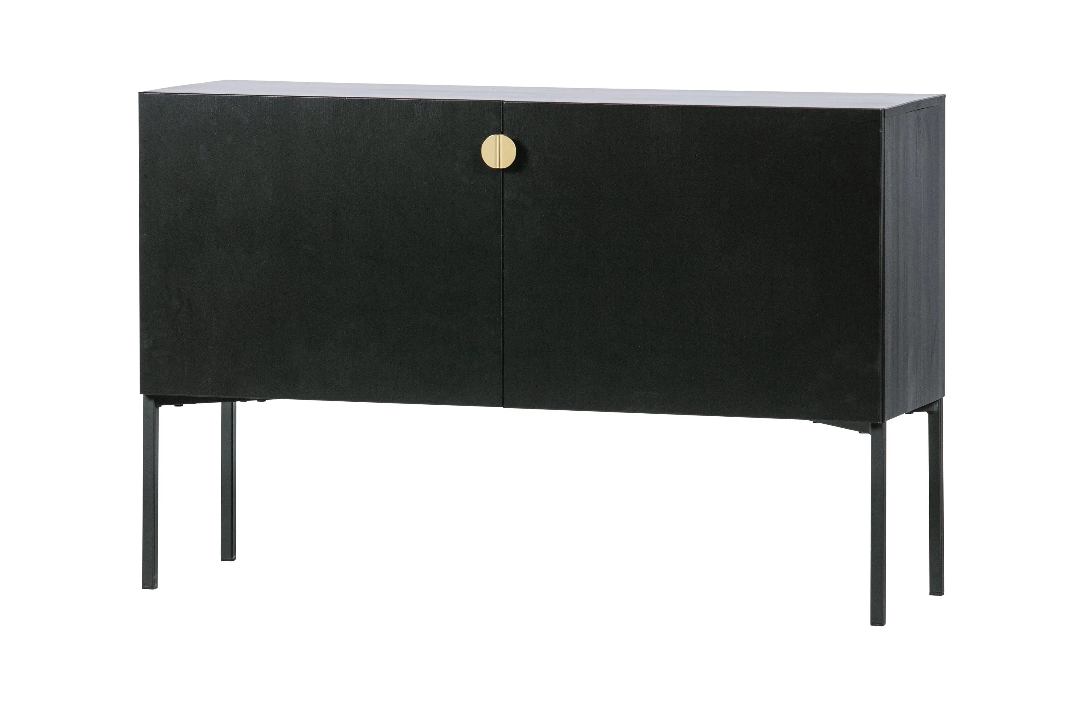 Hero Sidetable Wood/Metal Negru - PARIS14A.RO