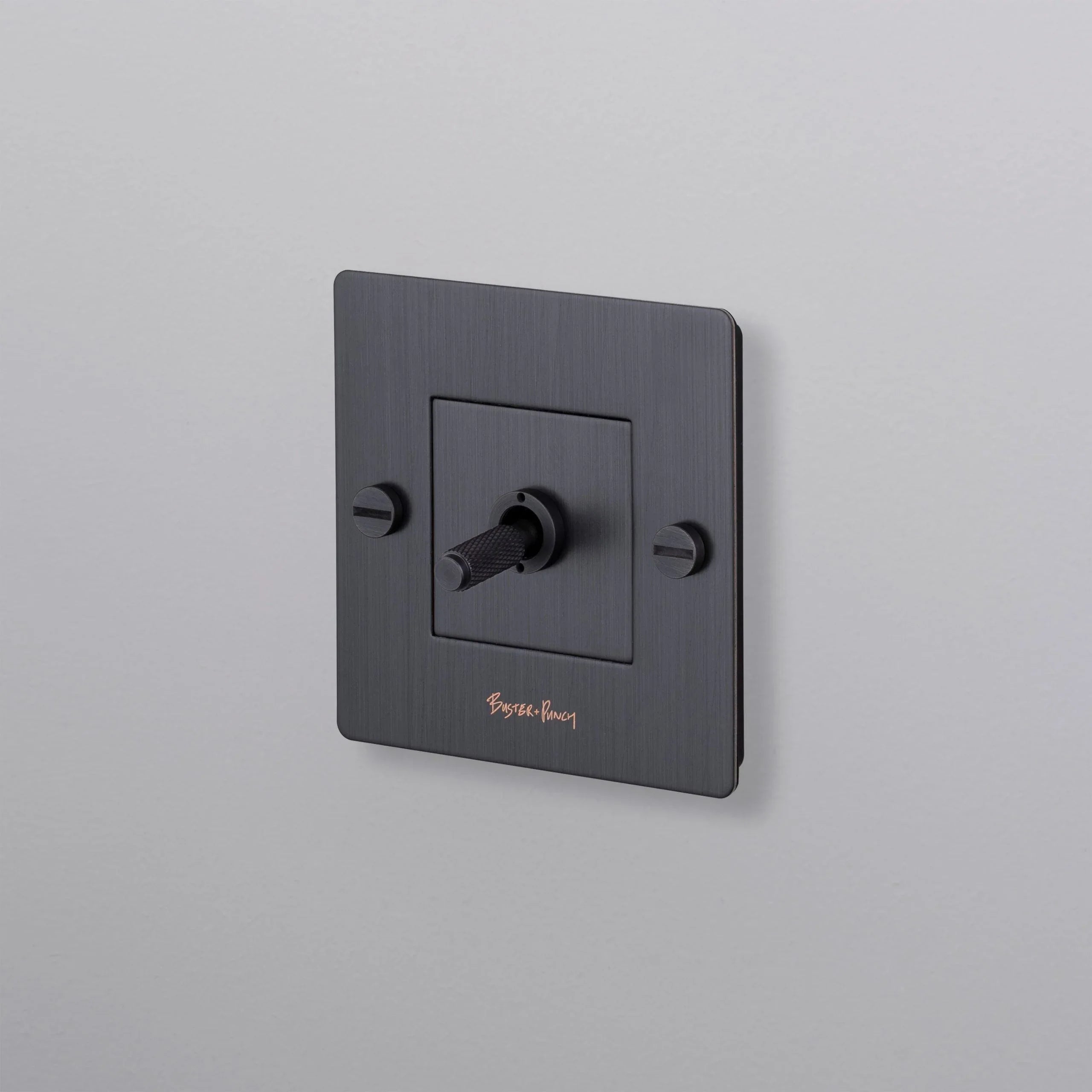 Intrerupător 1G cu 1 comutator din oțel inoxidabil - Buster & Punch - PARIS14A.RO