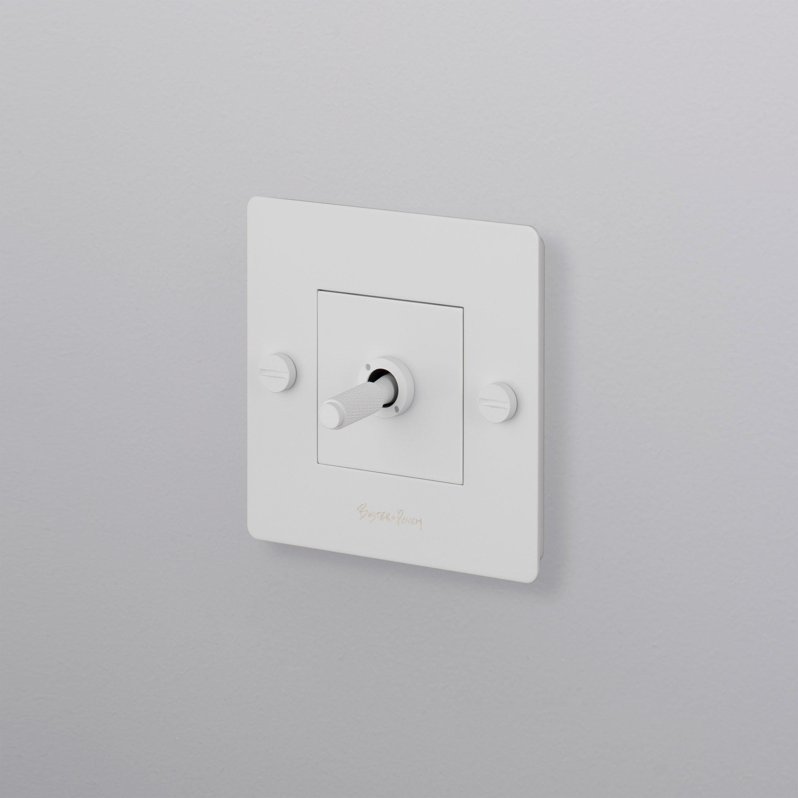 Intrerupător 1G cu 1 comutator din oțel inoxidabil - Buster & Punch - PARIS14A.RO