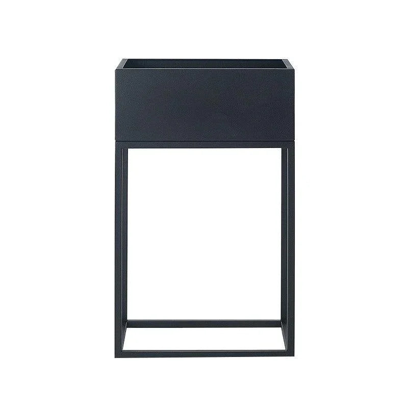 Jardiniera cu suport neagra din metal 30x50 cm Fiorina Custom Form - PARIS14A.RO
