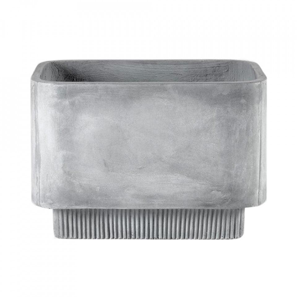 Jardiniera gri din ciment 42x56 cm Highlands Bolia - PARIS14A.RO