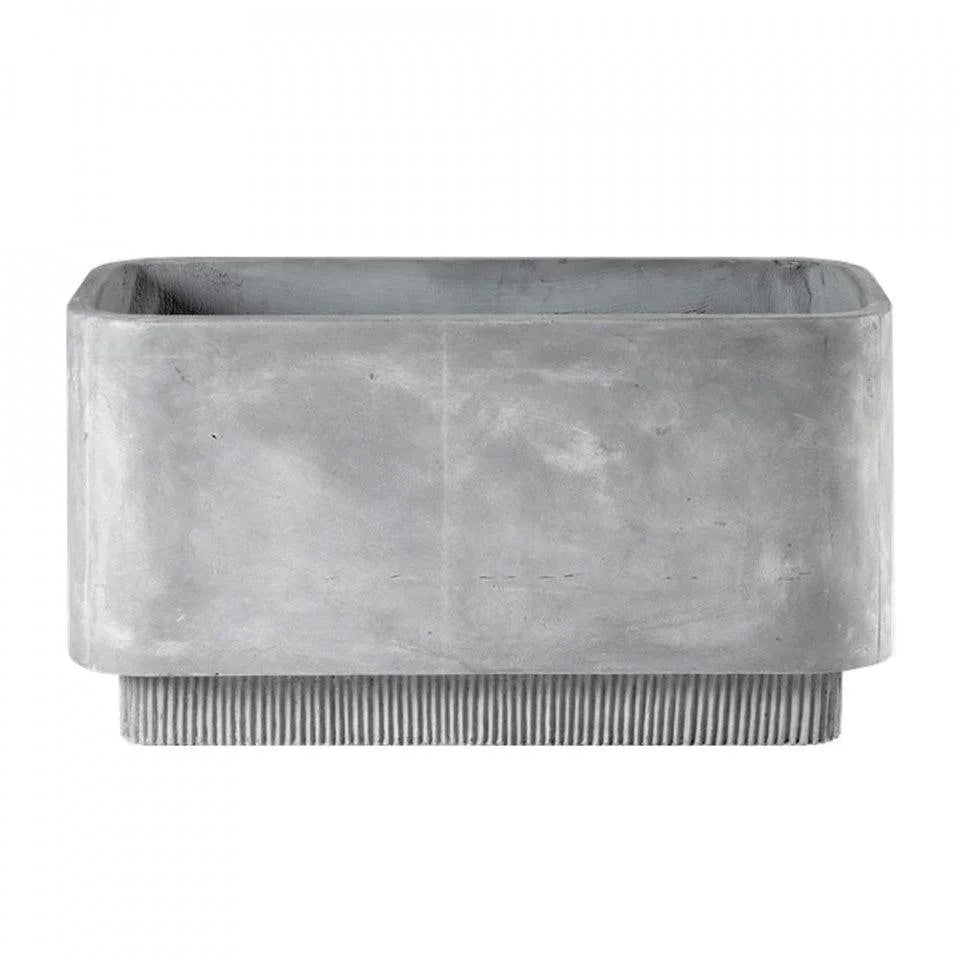 Jardiniera gri din ciment 42x84 cm Highlands Bolia - PARIS14A.RO