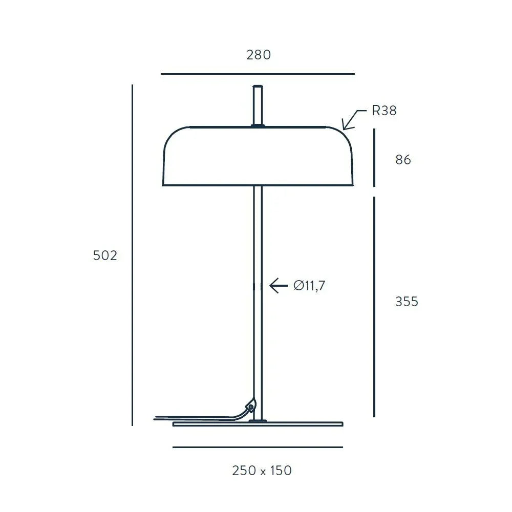 Lampa de masa Atil - Aromas del Campo - PARIS14A.RO