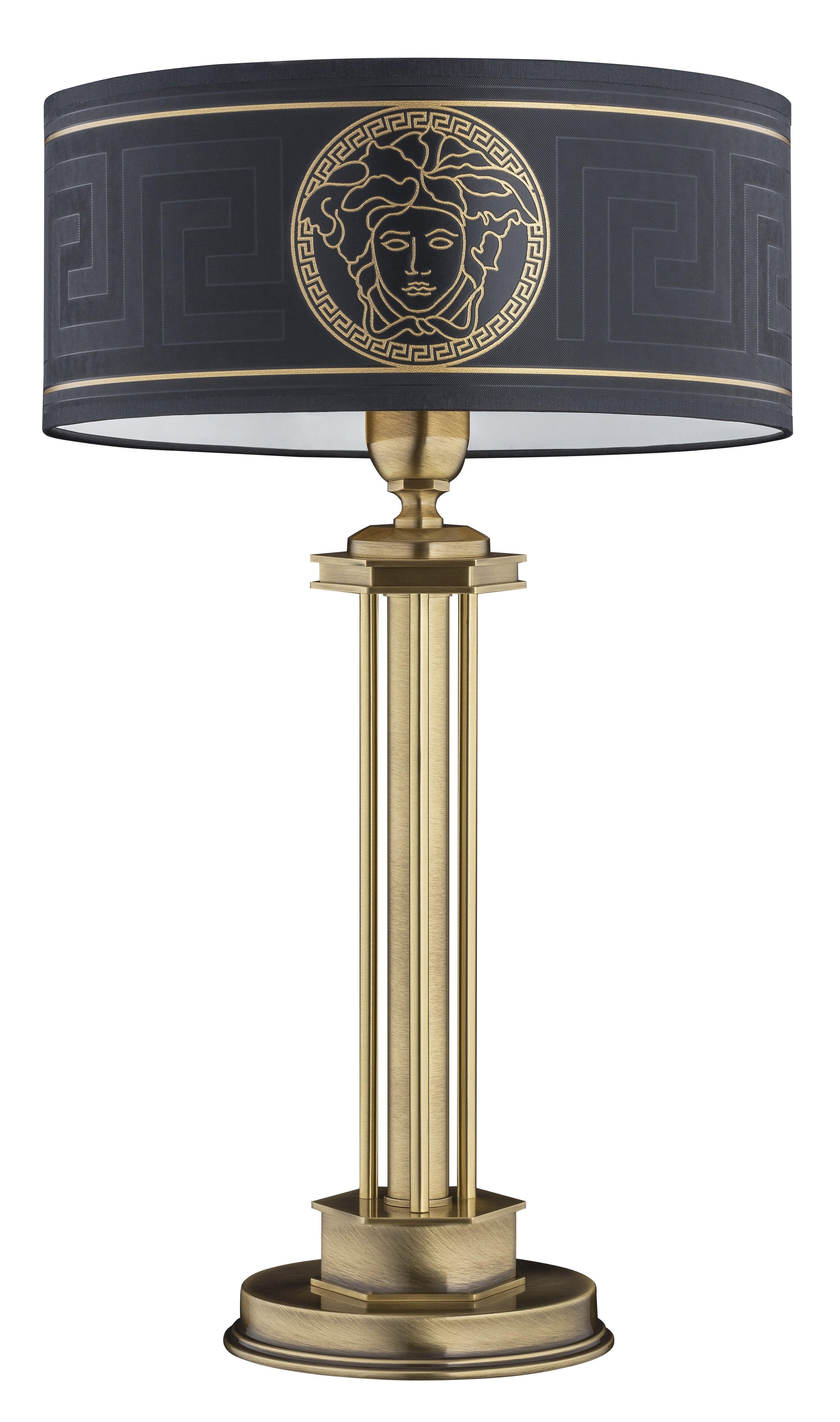 Lampa de masa cu abajur din material Decor Kutek - PARIS14A.RO