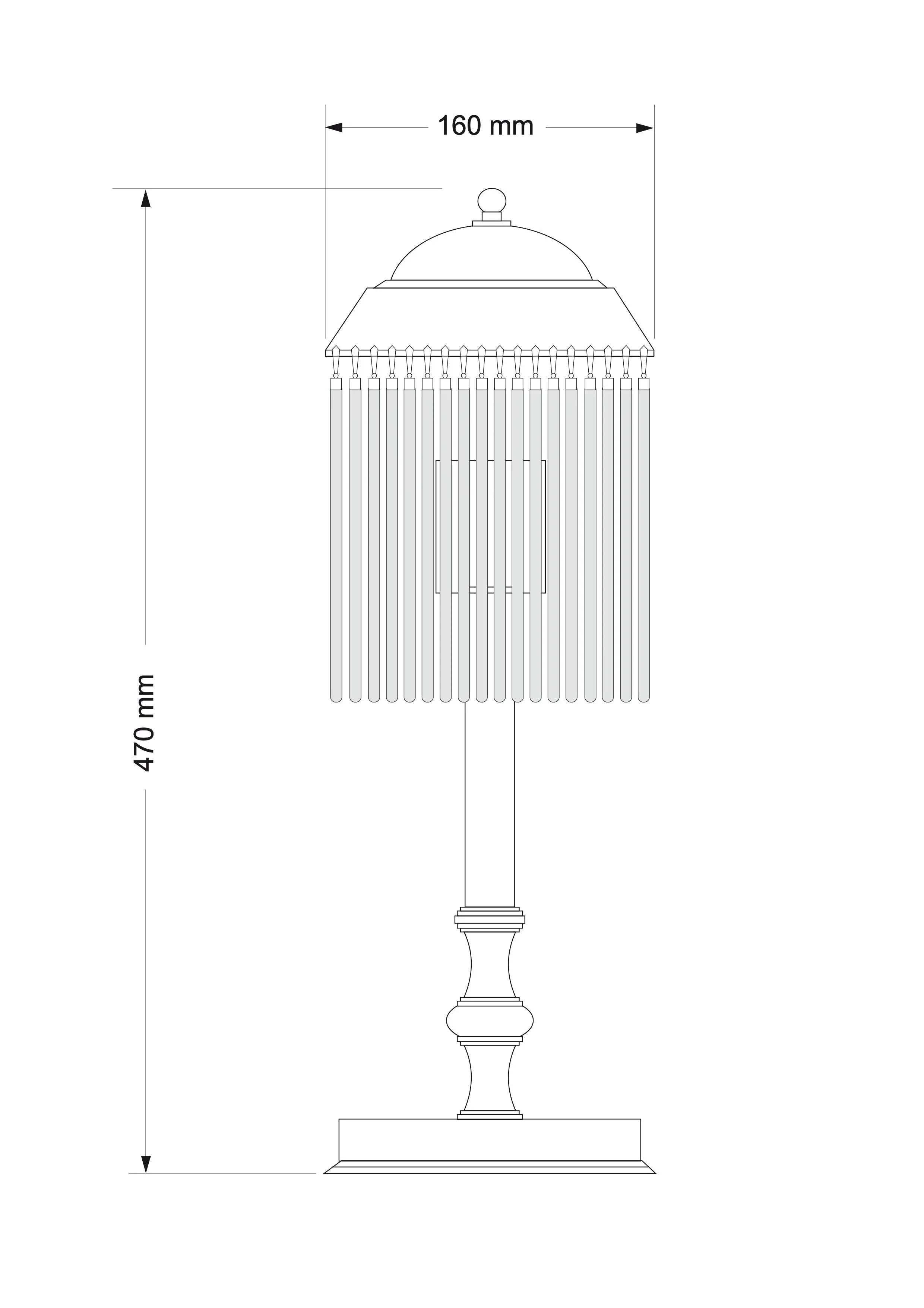 Lampa de masa Fiore Kutek - PARIS14A.RO