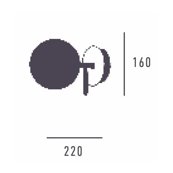 Lampa de perete Atom - Aromas del Campo - PARIS14A.RO