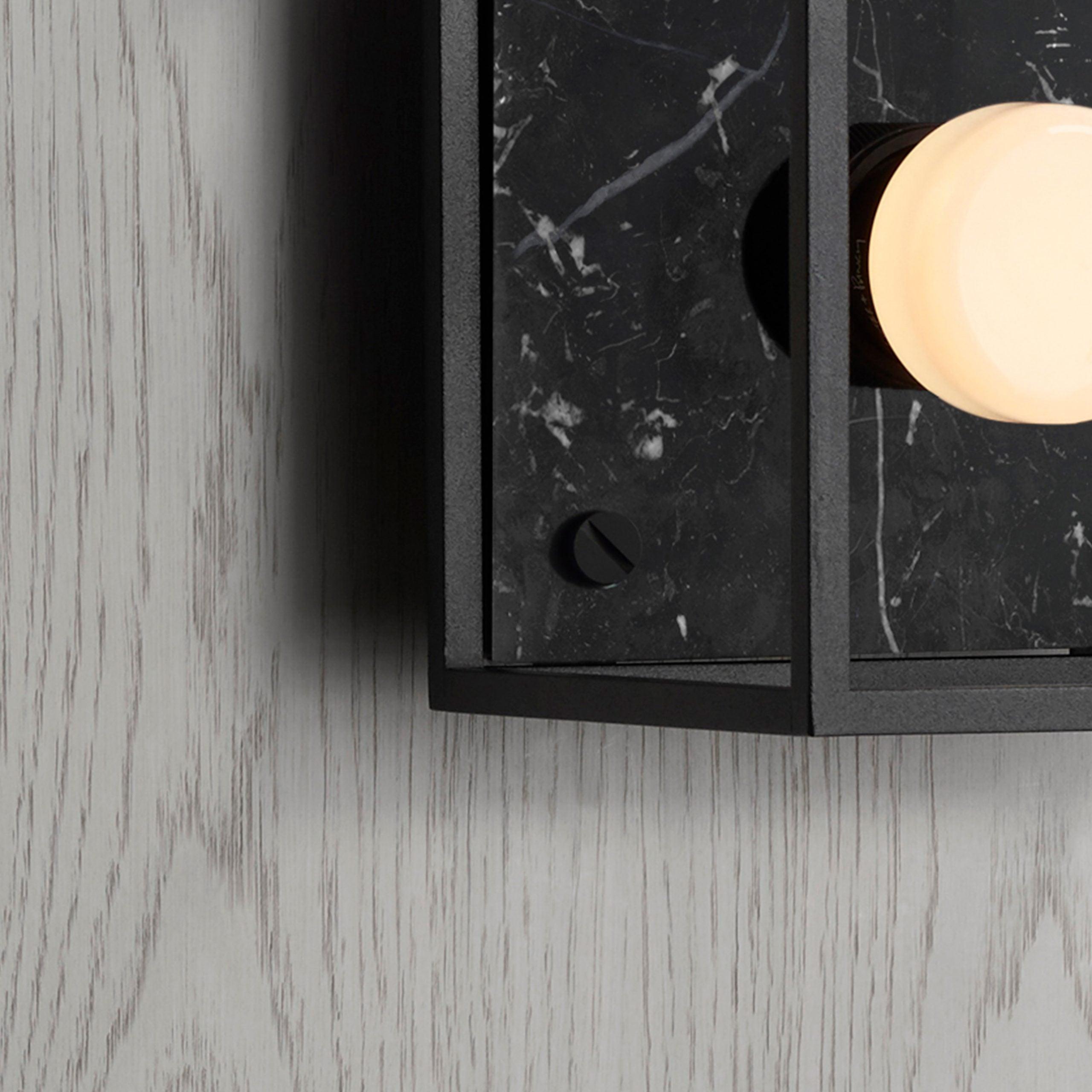 Lampa de perete Caged / SMALL / Marmura neagra - Buster & Punch - PARIS14A.RO