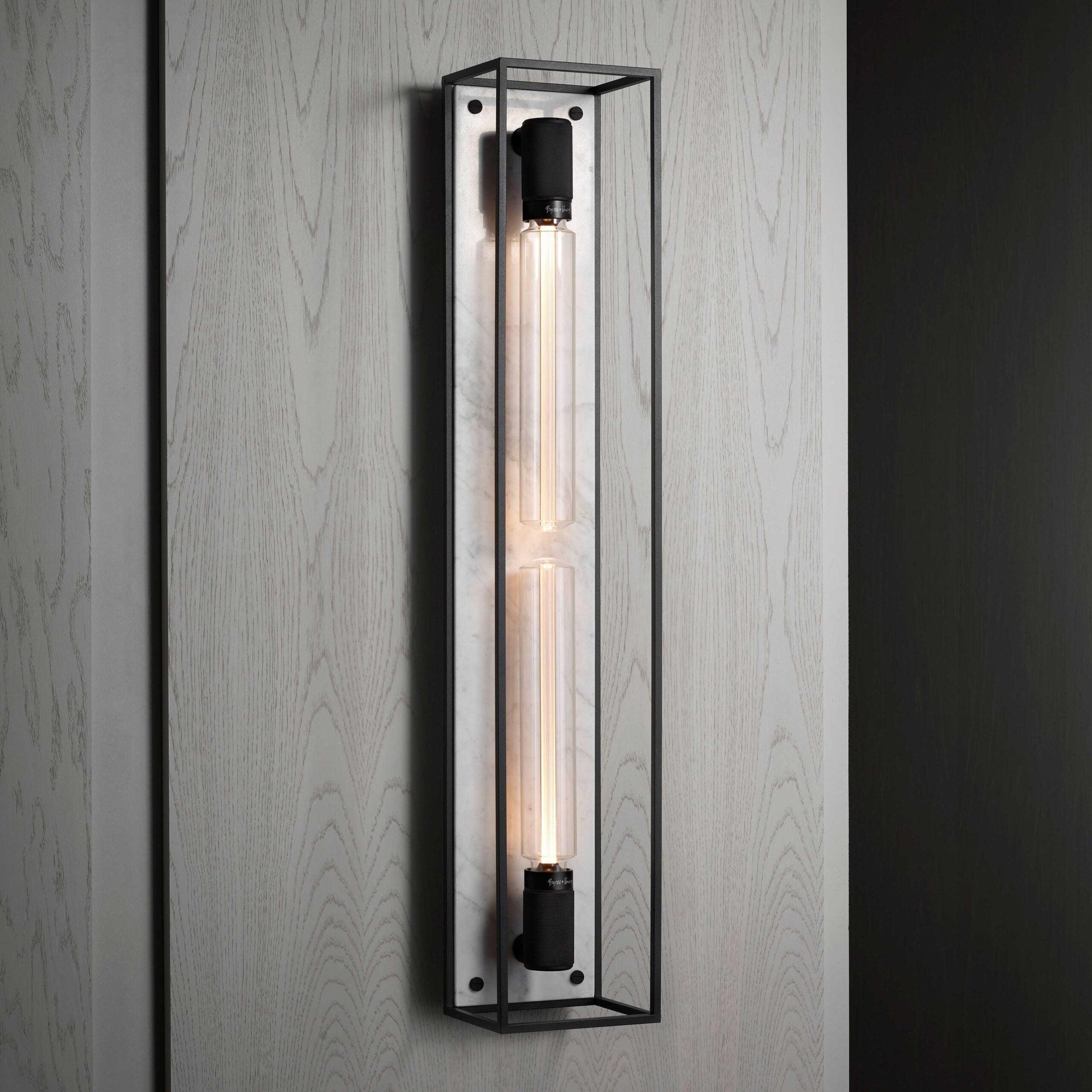 Lampa de perete Caged / X-LARGE / Marmura alba - Buster & Punch - PARIS14A.RO