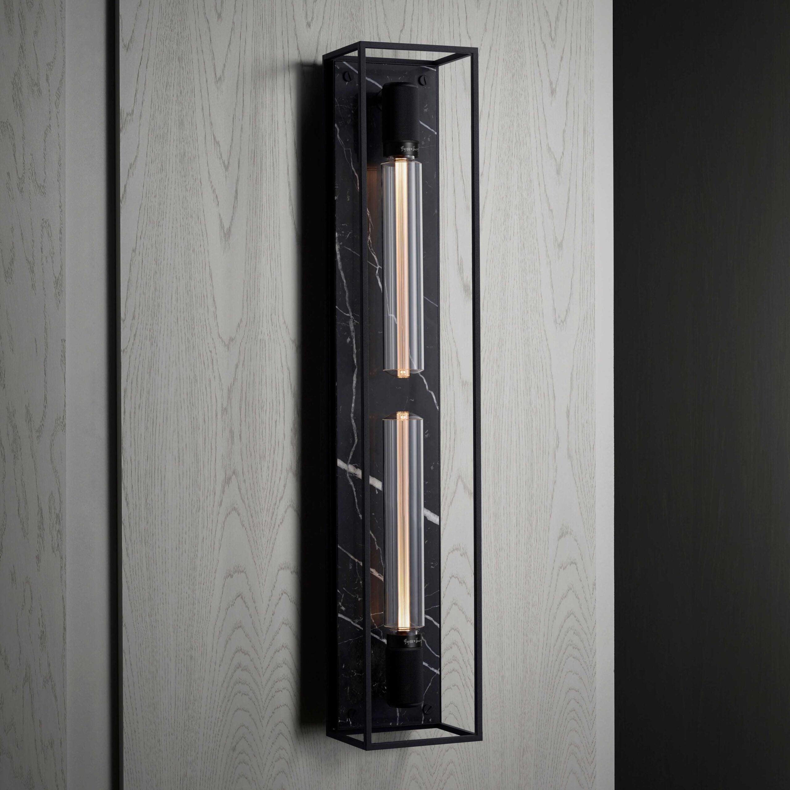 Lampa de perete Caged / X-LARGE / Marmura neagra - Buster & Punch - PARIS14A.RO