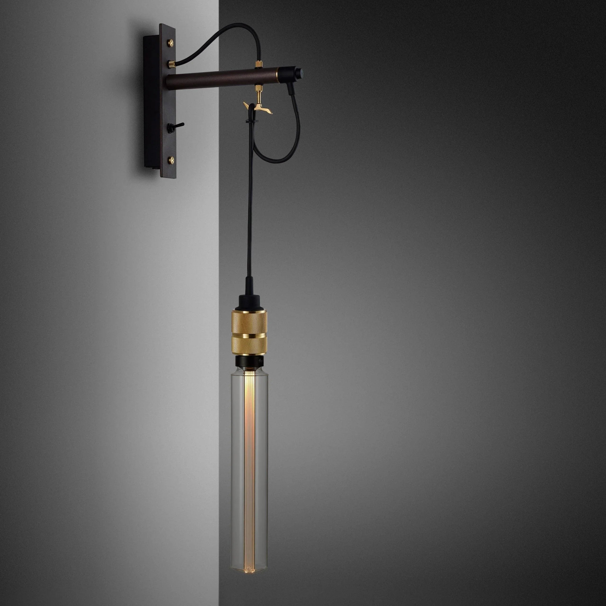 Lampa de perete HOOKED / NUDE / GRAPHITE - Buster & Punch - PARIS14A.RO