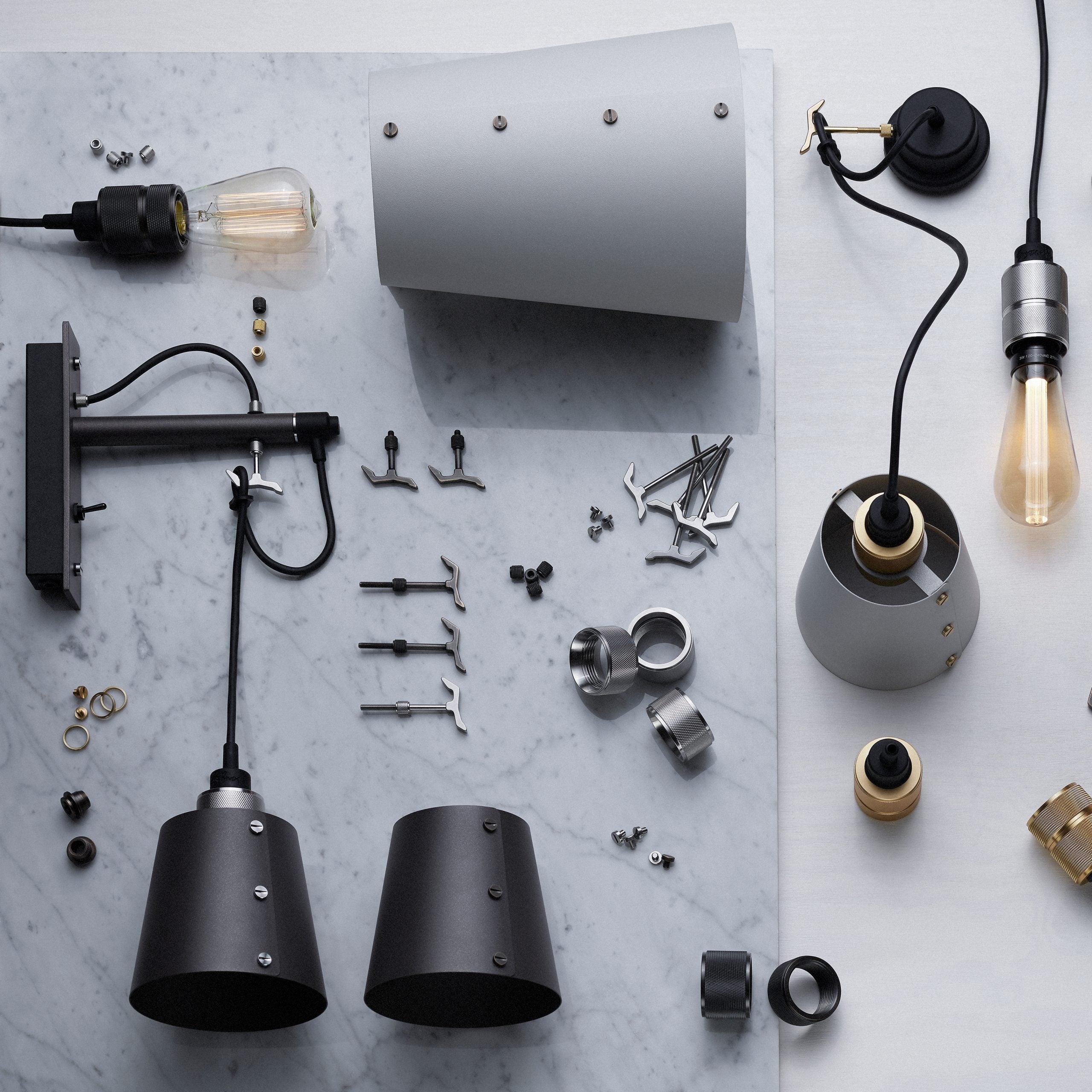 Lampa de perete HOOKED / SMALL / STONE - Buster & Punch - PARIS14A.RO