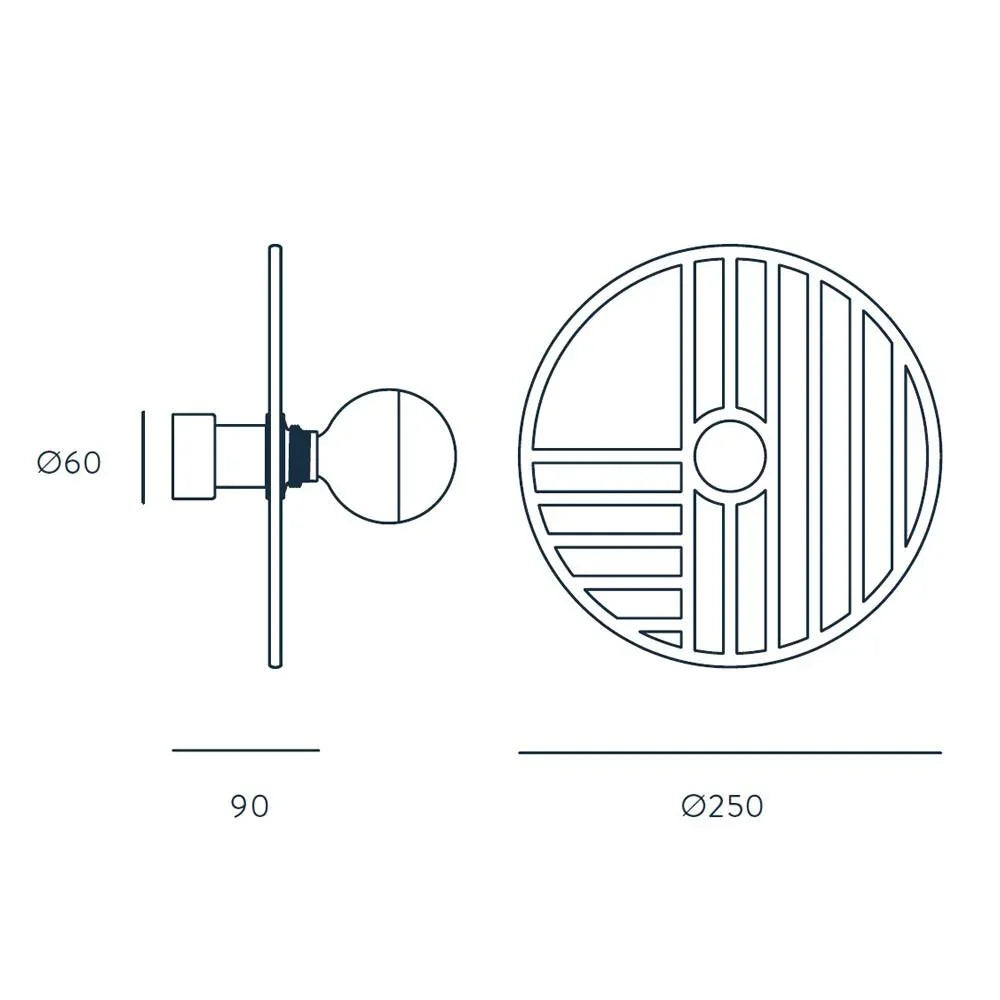 Lampa de perete Line / 5 - Aromas del Campo - PARIS14A.RO