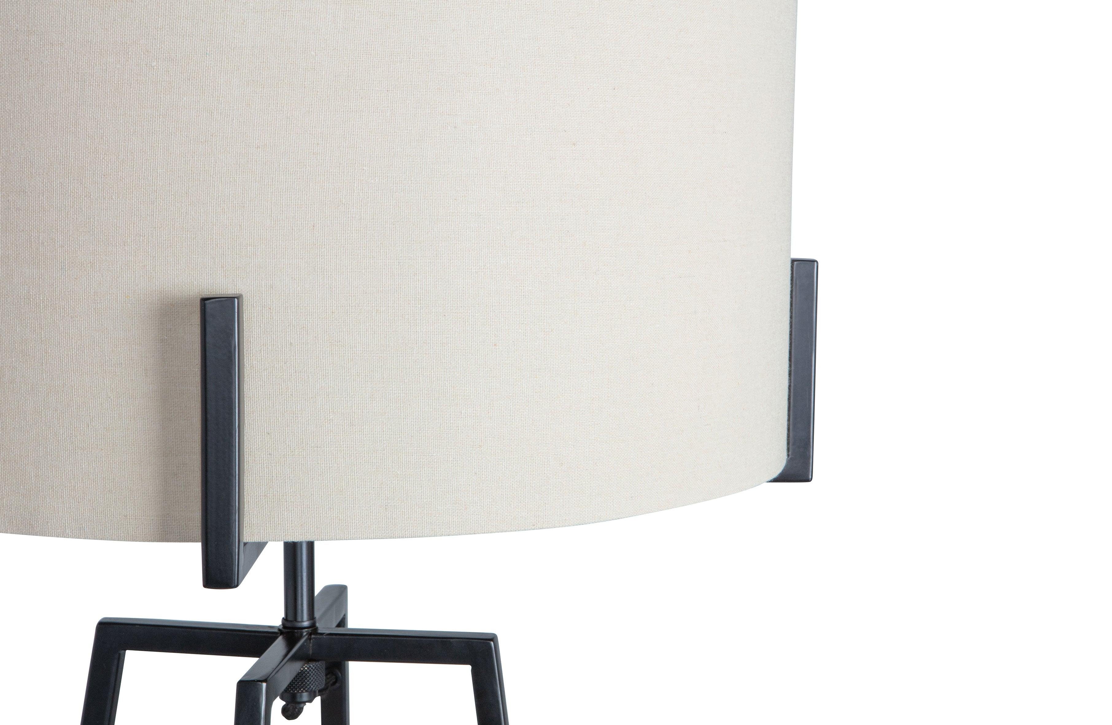 Lampa de podea Holly Negru/Natural - PARIS14A.RO